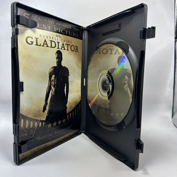 Gladiator Movie Film DVD Widescreen‎ Russel Crowe 5 Academy Awards Best Picture - Picture 9 of 9
